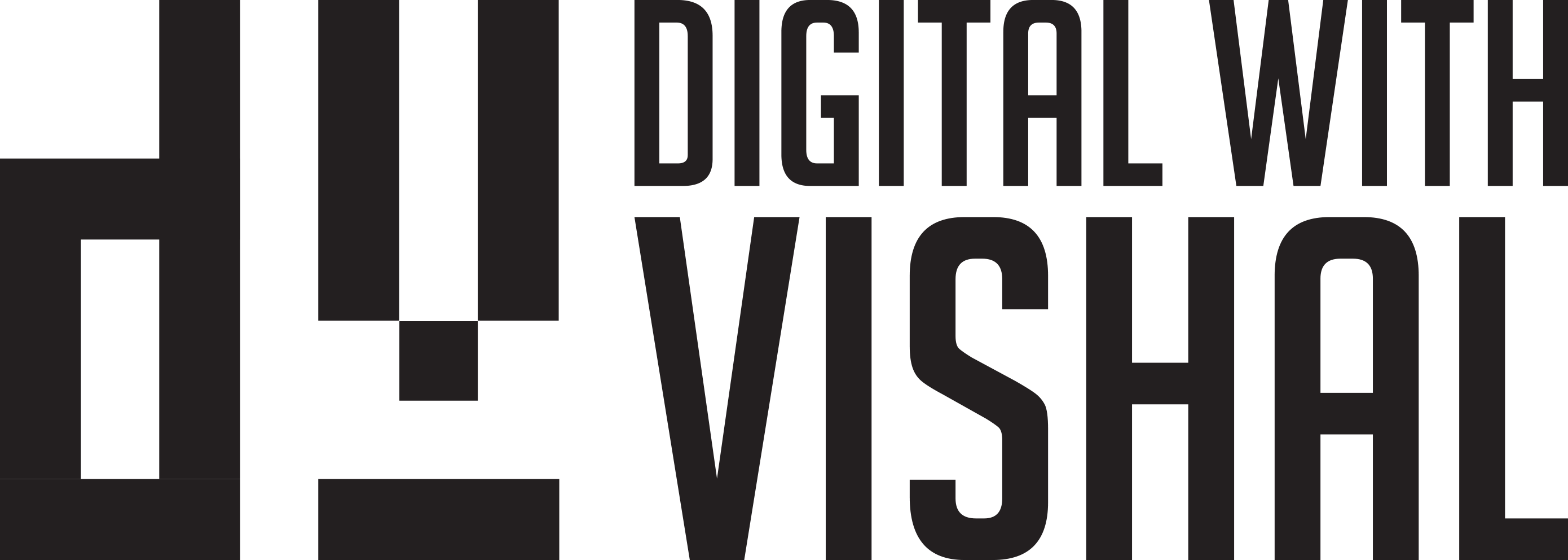 Digital with vishal Logo